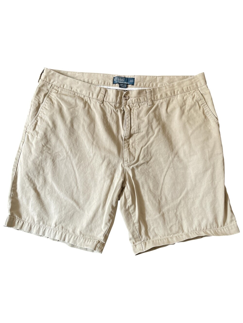 Polo Ralph Lauren Stretch Classic Fit Chino Shorts Beige Mens 42